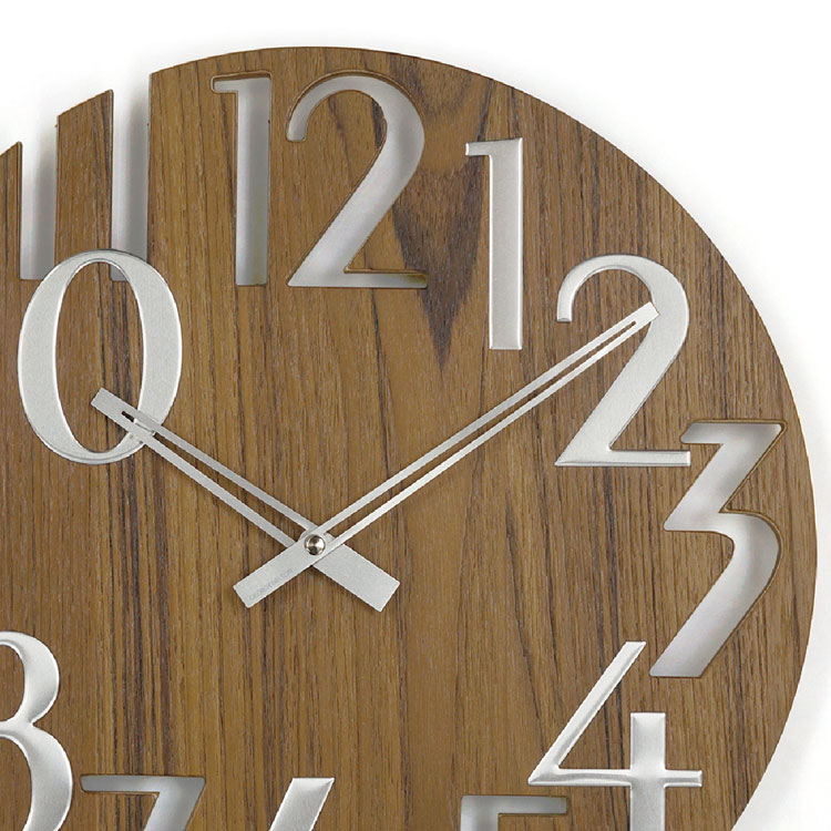 George Nelson Wall Clock ウォールクロック 掛け時計 インテリア 時計 木製 壁掛け時計 おしゃれ シンプル モダン アメリカ レディース メンズ ギフト プレゼント 送料無料 チーク プラタナス herbette-10136129 エルベート ブルーレーベル サンプル画像3