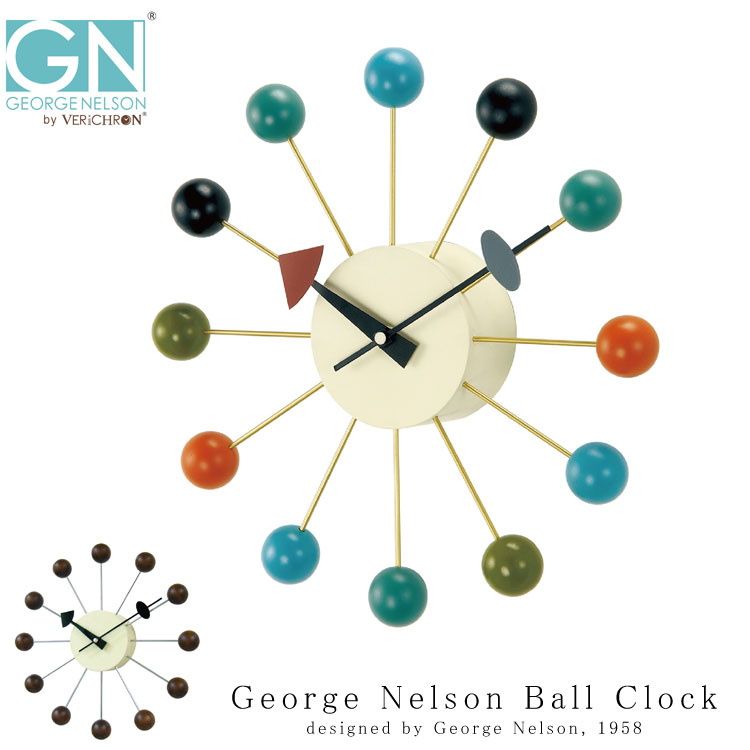 George Nelson Ball Clock ウォールクロッ