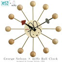 楽天エルベート ブルーレーベルGeorge Nelson × miffy Ball Clock ウォールクロック 掛け時計 インテリア 時計 壁掛け時計 おしゃれ シンプル モダン アメリカ レディース メンズ ギフト プレゼント 送料無料 ラバーウッド