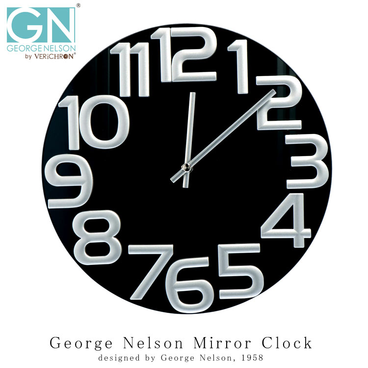 George Nelson Mirror Clock 륯å ݤ ƥꥢ  ɳݤ  ץ  ꥫ ǥ...