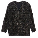 訳あり ラム レザー ジャケット 花柄 ブラック レディース ギフト プレゼント