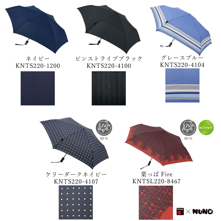 クニルプス 折りたたみ傘 折り畳み 傘 軽量 TS.220 KNTS220 KNTSL220 自動開閉 晴...