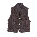 カラクルラム ファー ベスト 送料無料 レディース ギフト プレゼント