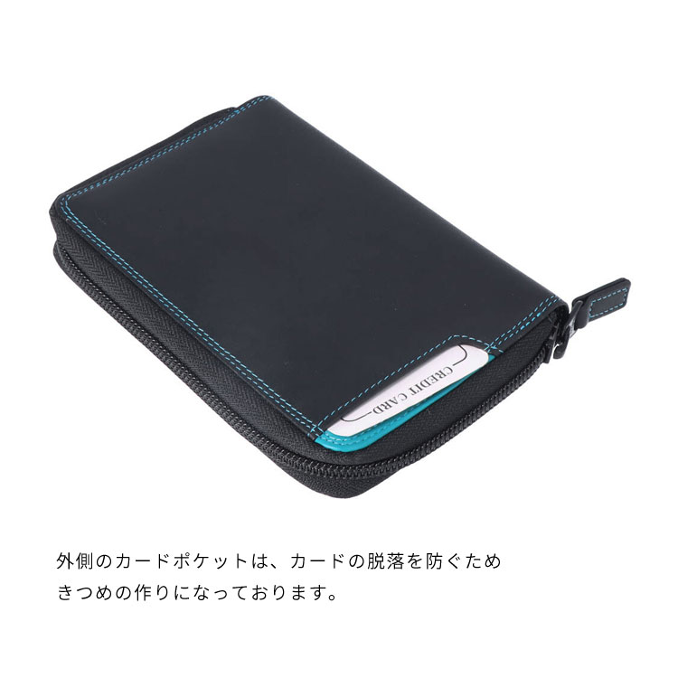 【お種銭付】mywalit 二つ折り財布 牛革 Medium Zip Around 折り財布 ミニ財布 小さい財布 コンパクト ラウンドファスナー RFID スキミング防止 スリム 薄い ナッパレザー MY1287 メンズ レディース