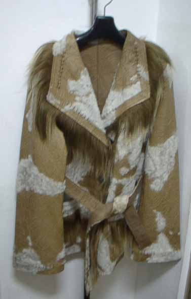 樂天商城 - ゴート ファー トリミング ラム レザー ジャケット ベージュ 送料無料 レディース ギフト プレゼント