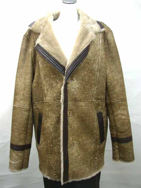 樂天商城 - ムートン ラム Wフェイス ファー ジャケット メンズ ブラウン 送料無料 ギフト プレゼント