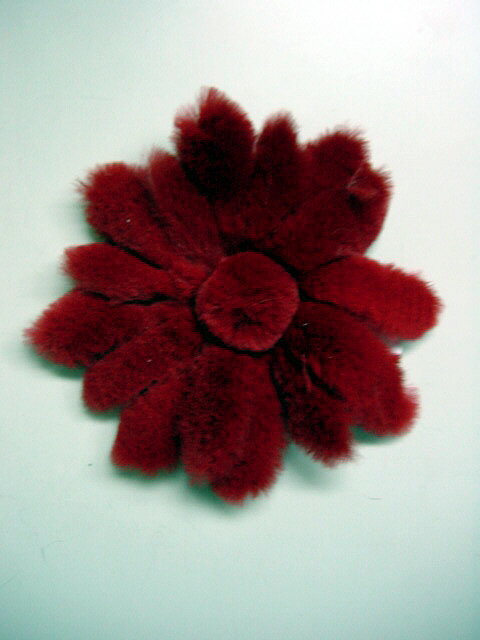 訳あり レッキスラビット ファー コサージュ レディース ギフト プレゼント