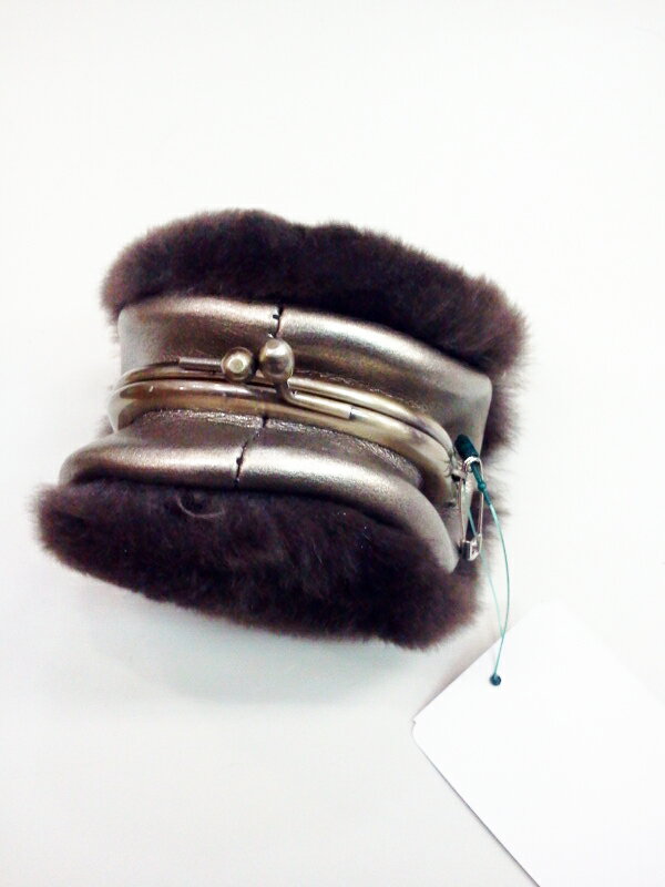 樂天商城 - ヌートリア ファー 超ミニサイズ がま口 コインケース レディース ギフト プレゼント