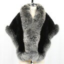 フォックス トリミング ミンク ファー ケープ ストール ラージサイズ 送料無料 レディース 和装 着物 洋装 ドレス ギフト プレゼント