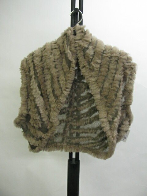 樂天商城 - ラビット ・ アクリル ファー ボレロ モカ 送料無料 レディース ギフト プレゼント