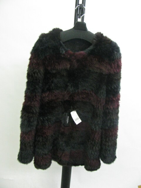 ラビット 編み込み ストレッチ ファー(R) ジャケット 送料無料 レディース ギフト プレゼント