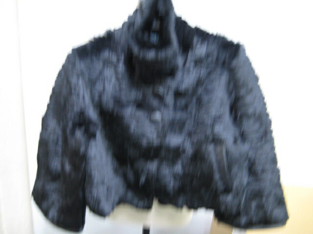 ラビット ファー ボレロ ブラック 送料無料 レディース ギフト プレゼント