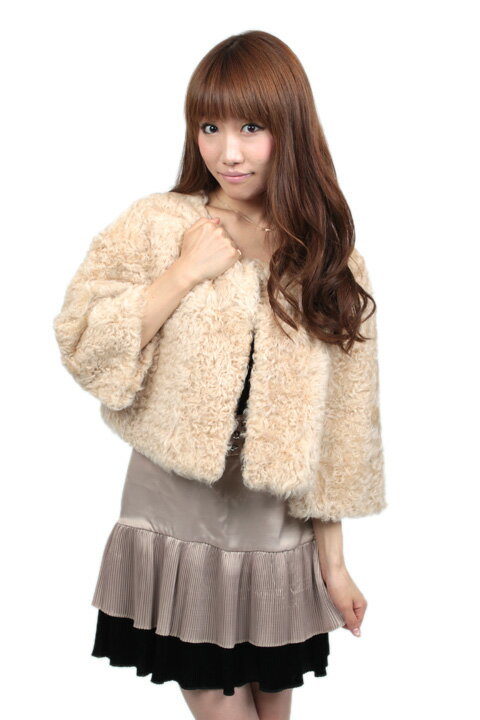 樂天商城 - チキャンラム ファー ジャケット カフェ 送料無料 レディース ギフト プレゼント