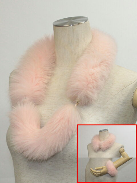 ブルーシャドーフォックス ファー チョーカー・カフスピンク 送料無料 レディース ギフト プレゼント