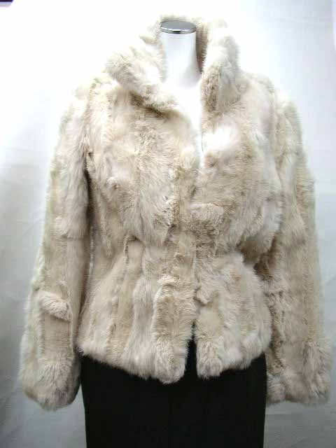 ラビット ファー ジャケット ベージュ 送料無料 レディース ギフト プレゼント