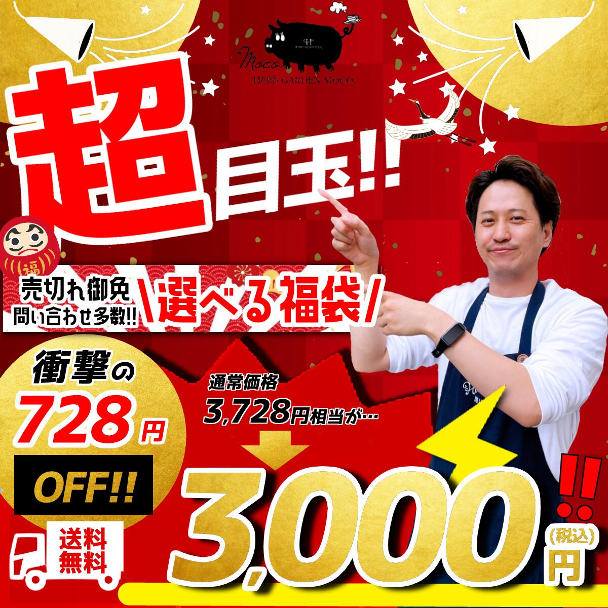 福袋ハーブティー選べて楽しい福袋♪数量限定ハーブティーハーブティーセットカモミールハーブティーバッグルイボスティールイボス国産プーアール茶ローズ安眠睡眠代謝