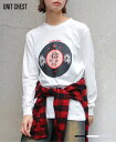 ロゴ ロンT 長袖Tシャツ プリントTシャツ ロゴT メンズ レディース おしゃれ 綿100 コットン tシャツ ユニセックス ゆったり オーバーサイズ 大きいサイズ イラスト デザイナー グラフィック コラボ 前面プリント レコード モード カジュアル アメカジ アニマル