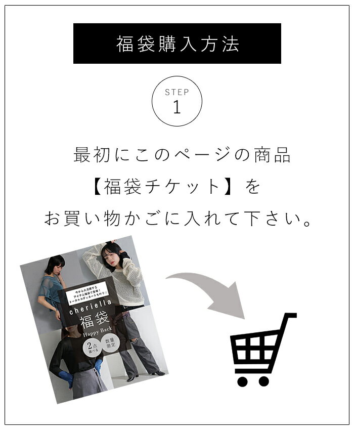 【中身が選べる福袋】チケット2025 福袋 服袋 2点 2アイテム レディース セット ハッピーバッグ セール トップス 長袖 半袖 ボリューム袖 おしゃれ きれいめ 大人可愛い フェミニン モード 大人カジュアル モード ベーシック