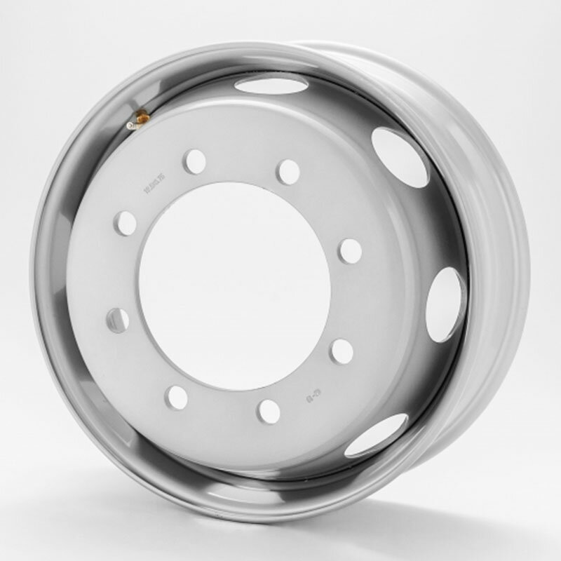 Rakuten - 【取付対象 送料無料】DOT-Xスチールホイール 19.5インチ×6.75(147) 8穴/275 新・ISO | 車ホイール スチールホイール スチール ホイール 鉄ホイール 鉄チン 車用 車用品 カー用品 トラック バス カー 車輪 部品 タイヤ 車 耐久性