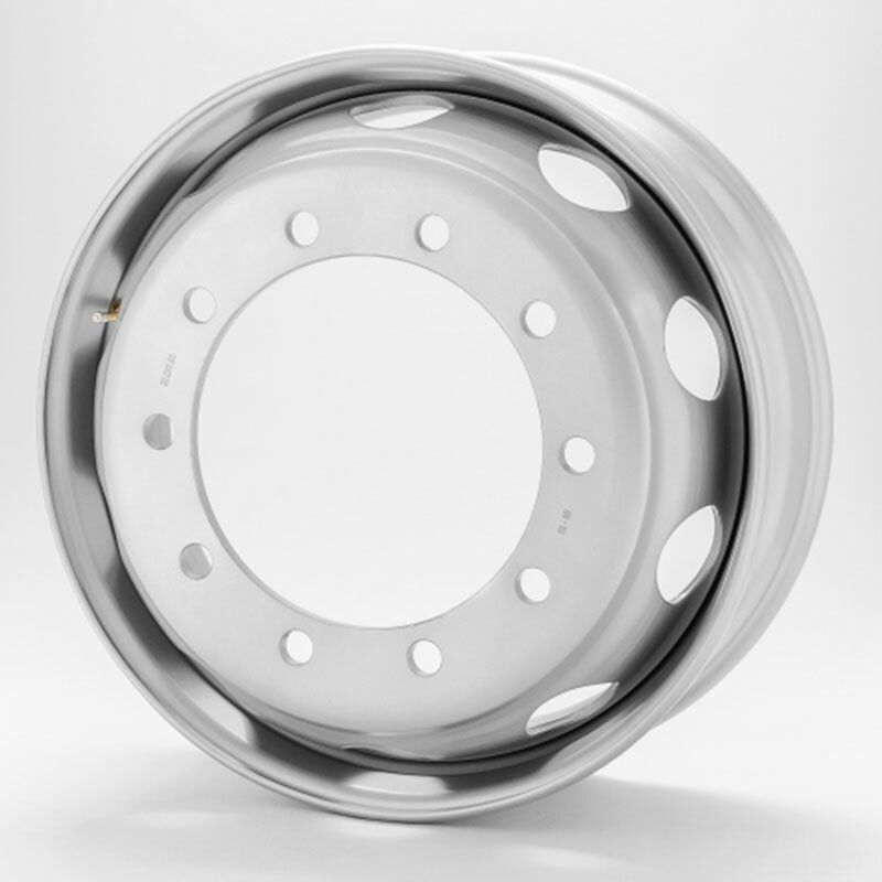 Rakuten - 【取付対象 送料無料】DOT-Xスチールホイール 22.5インチ×7.50(162) 10穴/335 新・ISO規格 | 車ホイール スチールホイール スチール ホイール 鉄ホイール 鉄チン 車用 車用品 カー用品 トラック バス カー 車輪 部品 タイヤ 耐久性