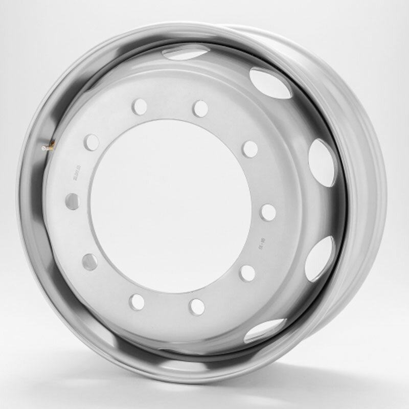 Rakuten - 【取付対象 送料無料】DOT-Xスチールホイール 22.5インチ×8.25(165) 10穴/335 新・ISO規格 | 車ホイール スチールホイール スチール ホイール 鉄ホイール 鉄チン 車用 車用品 カー用品 トラック バス カー 車輪 部品 タイヤ 耐久性