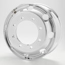 DOT-X 19.5インチ×6.75(147) 8穴/275 新ISO規格 アルミホイール 両面ポリッシュ