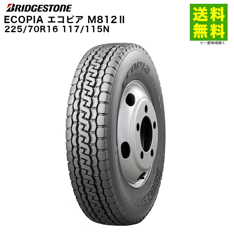 【取付対象 送料無料】225/70R16 117/115N ECOPIA エコピア M812 II ブリヂストン ...
