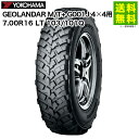 【取付対象 送料無料】7.00R16 LT 103/101Q GEOLANDAR M/T+ G001J ジオランダー ヨコハマタイヤ YOKOHAMA 4×4用...