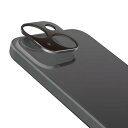 エレコム iPhone15 / 15 Plus カメラレンズフレーム レンズ周りを保護 アルミフレーム ブラック PM-A23AFLLP 送料無料