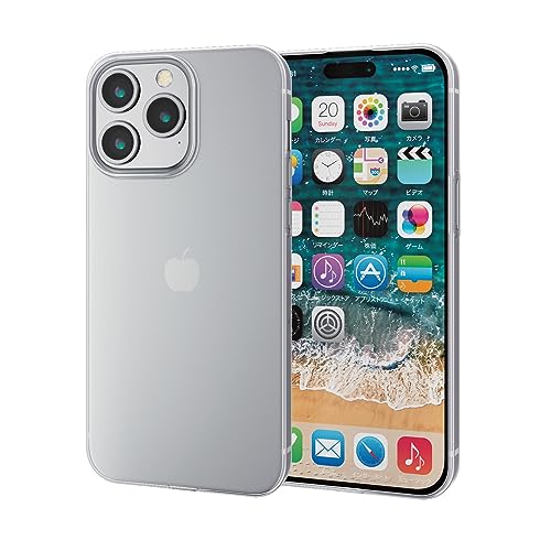 エレコム iPhone15 Pro Max ケース ソフト 薄型 0.7mm クリア PM-A23DUCUCR 送料無料