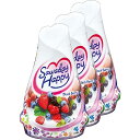 【まとめ買い】サワデーハッピー 消臭芳香剤 部屋用 ブラックベリー 120g×3個 送料無料(3)