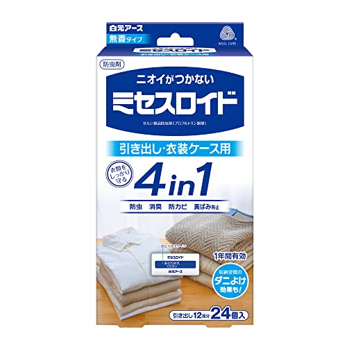 ミセスロイド 引き出し用 24個入 1年防虫 送料無料