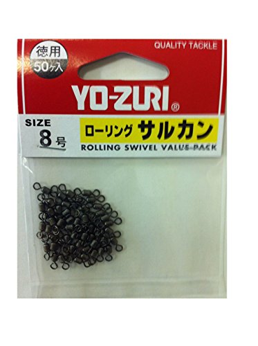 YO-ZURI(ヨーヅリ) 雑品・小物: ローリングサルカン徳用 黒 8号 送料無料