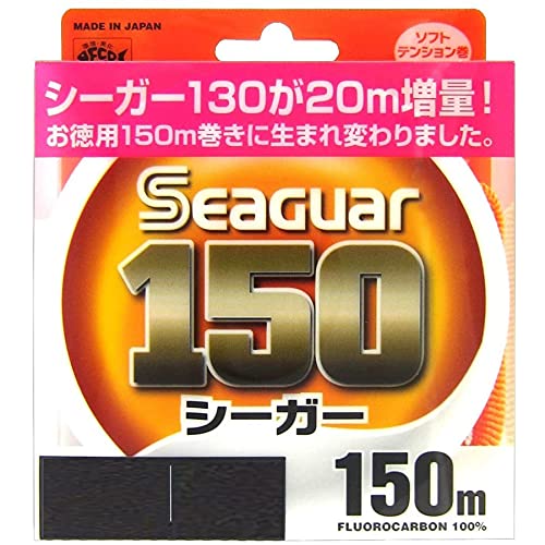 150m・クリア 2号 NS150・・Size:2号・素材: フロロカーボン・号数:2号 / 全長:150m / カラー:クリア・スプールバンド高品質フロロカーボンライン「シーガ—」の大容量お徳用タイプです！従来の130m巻きタイプを20m...