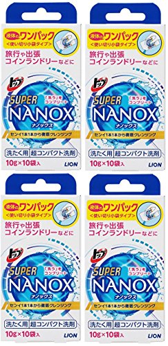 【まとめ買い】トップ NANOX(ナノックス) ワンパック×4個 10グラム (x 40) 送料無料