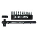 ベッセル(VESSEL) 板ラチェット ドライバーセット (プラス、マイナス、ヘックスビット 10本付) TD-70 送料無料