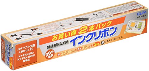 エルパ (ELPA) FAXインクリボン インクカートリッジ パナソニック NTT A4 Panasonic/KX-FAN190/190 送料無料