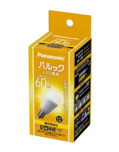 ѥʥ˥å ߥ˥ץȥ ѥå LEDŵ  E17 ŵ60W (7.1W) ŵ塦۸ 1 ...