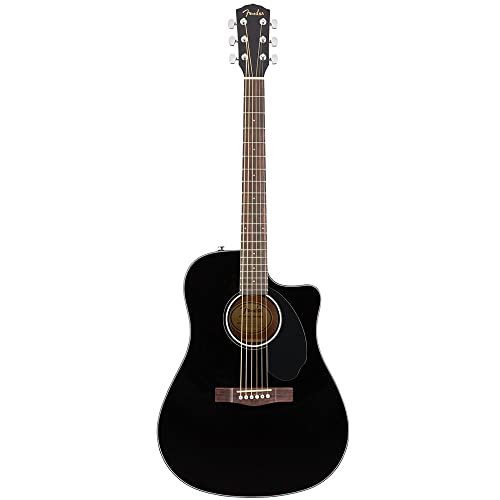 Fender エレアコギター CD-60SCE Dreadnought Walnut Fingerb ...