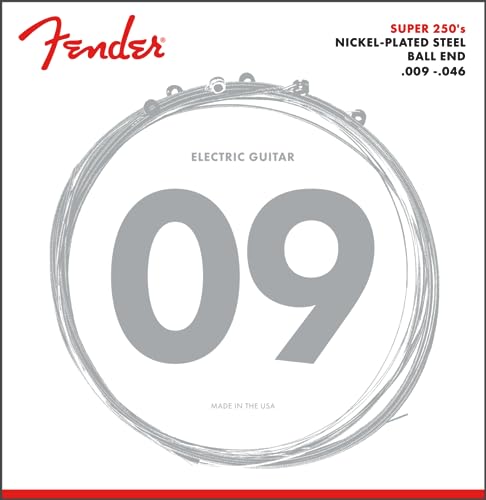 Fender GLM^[ Super 250 Guitar Strings Nickel Plated Steel Ball End 