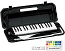 KC キョーリツ 鍵盤ハーモニカ メロディピアノ 32鍵 ブラック P3001-32K/BK (ドレミ表記シール・クロス・お名前シール付 送料無料
