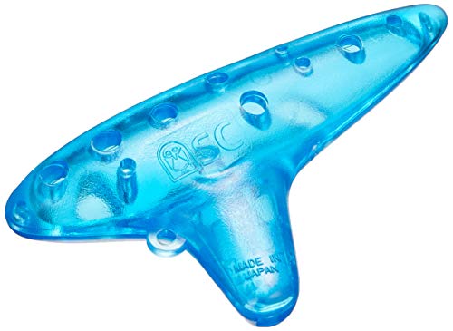 NIGHT ナイト オカリナ プラスチック製 ソプラノC調 Pla Ocarina SC ブルー 送 ...