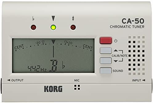 KORG クロマチックチューナー CA-50 吹奏楽 ブラスバンド オーケストラ ギター 声楽 アカペラ 個人練習に最適 アウトプット有 送料無料