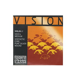 Vision ヴィジョン バイオリン弦 D線 シルバー巻 VI03 1/8 送料無料