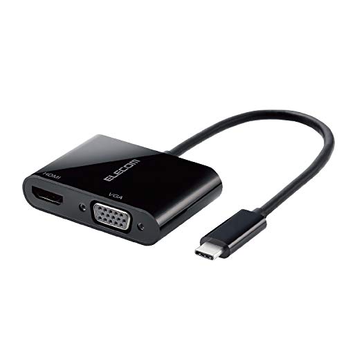 エレコム ドッキングステーション USB-C HDMI 変換 TYPE-C - HDMI & VGA ( D-sub15ピン ) 変換ア 送料無料