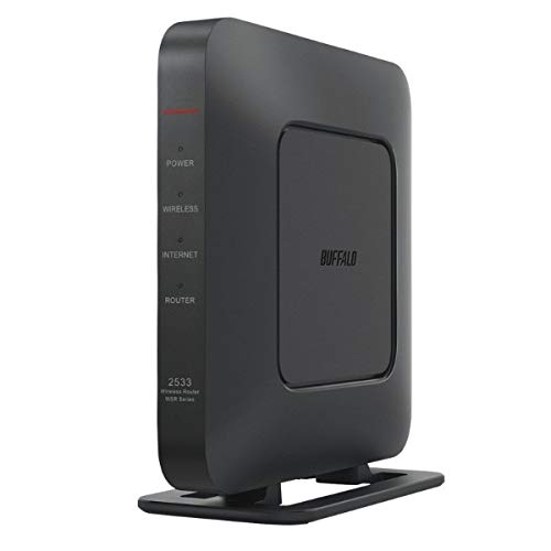 BUFFALO 無線LAN親機 11ac/n/a/g/b 1733+800Mbps AirStation ブラック WSR-2533DH 送料無料