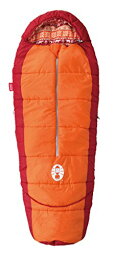 コールマン(Coleman) 寝袋 キッズマミーアジャスタブル C4 使用可能温度4度 マミー型 オレンジ 2000027271 送料無料