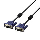 エレコム ディスプレイケーブル D-Sub15ピン VGA-VGA 10m ブラック CAC-L10BK 送料無料