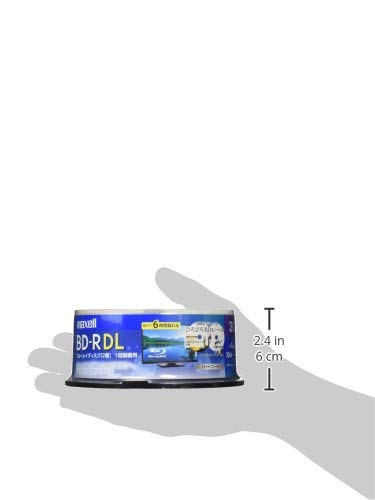 maxell 録画用BD-R DL 2層 1回録画用 地上デジタル360分 BSデジタル260分 4倍速対応 IJP対応ホワイト(ワイド 送料無料