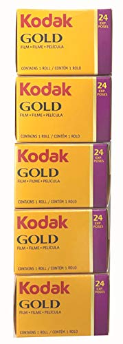 Kodak カラーネガフィルム GOLD200 35mm 24枚撮 5本セット 送料無料